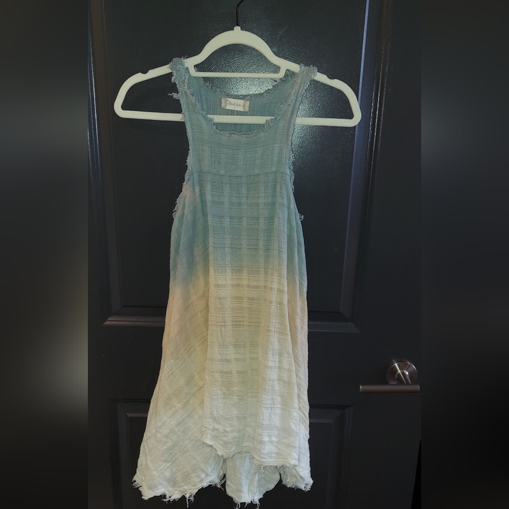 Altar'd State Ombre Linen Sun Dress